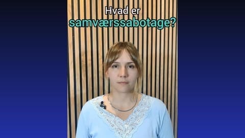 Video: Hvad er samværssabotage?
